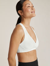 white sports bra